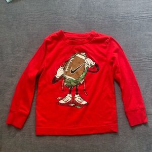 Red Nike Football T-Shirt